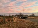 Sunday morning sunrise for K5ND/R in EM03 near Wizard Wells, Texas.